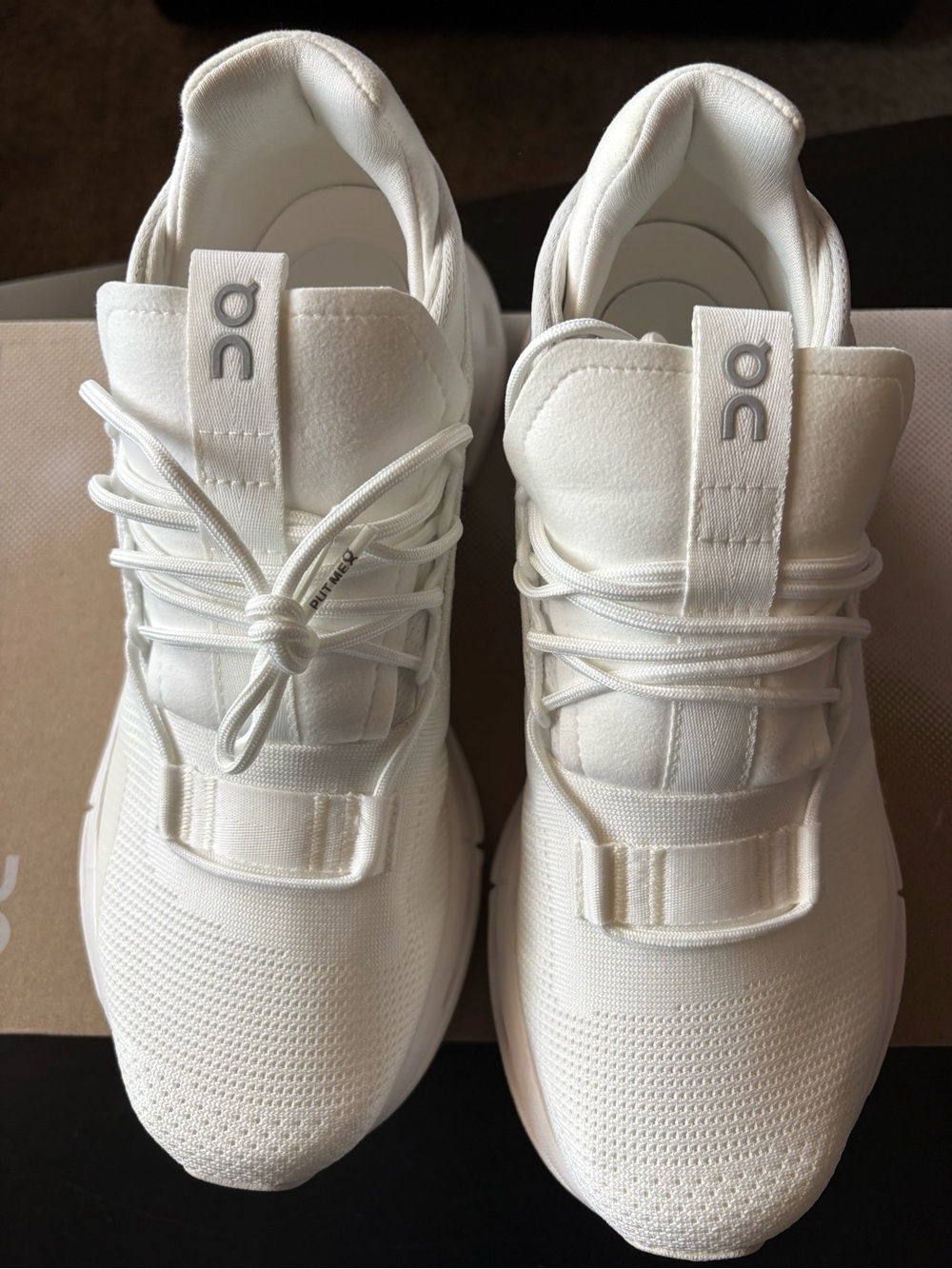 On Cloud White Athletic Sneakers - All-White Trainers - Picture 4 of 7